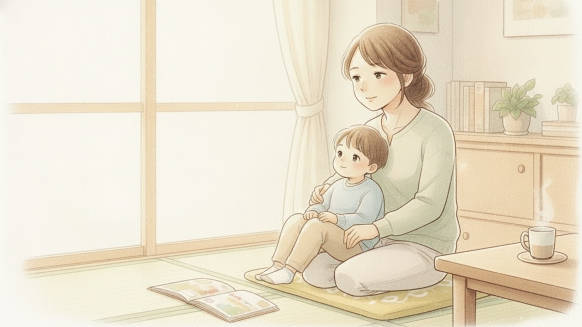 肩の力が抜けた、穏やかな親子